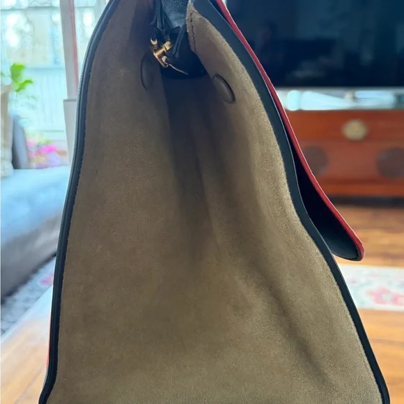 Authentic Celine Color-block Tricolor Leather Bag EUC - Picture 12 of 16